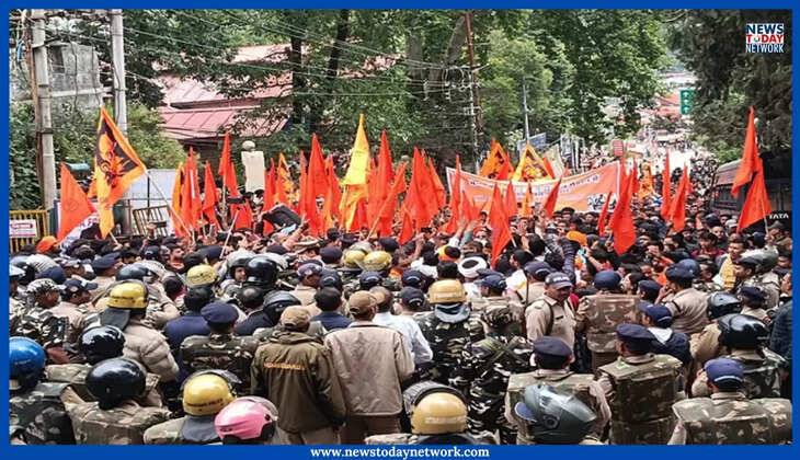 नैनीताल - आरोपी उस्मान की गिरफ्तारी के बाद भी कम नहीं हो रहा है जनाक्रोश, आज हिंदू संगठनों का प्रदर्शन, पुलिस से झड़प&nbsp;