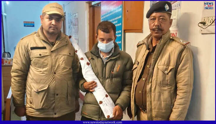 हल्द्वानी - पुलिस के Operation Crackdown में 12 बोर बंदूक और जिन्दा कारतूस के साथ एक अभियुक्त गिरफ्तार