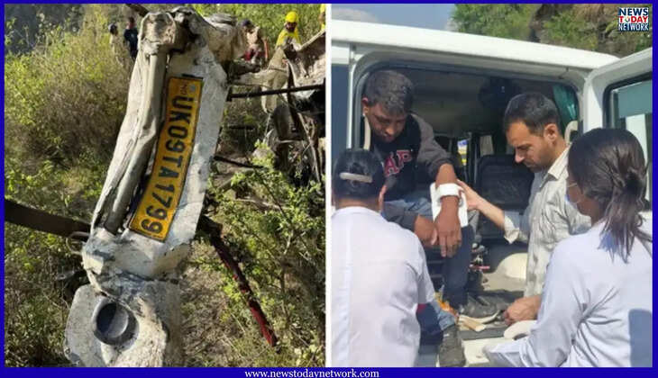 उत्तराखंड - दुखःद, यहां यूटिलिटी वाहन खाई में गिरने से आठ लोगों की हुई मौत इतने घायल, राहत और बचाव कार्य जारी&nbsp;