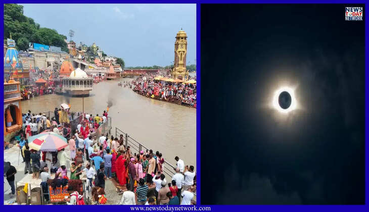 उत्तराखंड - चंद्रग्रहण के कारण देवभूमि के चारों धाम समेत देशभर के मंदिरों के कपाट बंद, हरिद्वार में दोपहर में हुई गंगा आरती
