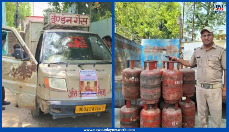 हल्द्वानी - ठंडी सड़क क्षेत्र में अवैध गैस रिफिलिंग का भंडाफोड़, 26 सिलेंडर जब्त, सिटी मजिस्ट्रेट बोले मुकदमा करेंगे&nbsp;