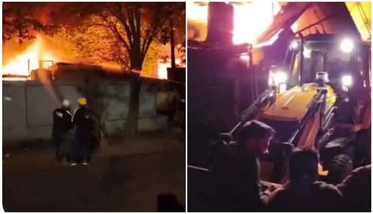 Fire Broke - हल्द्वानी के बाद यहां फैक्टरी में हुआ भीषण अग्निकांड, फायर बिग्रेड की दस गाड़ियों ने मुश्किल से पाया काबू&nbsp;
