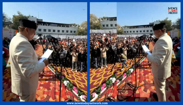 हल्द्वानी - नवनिर्वाचित मेयर गजराज बिष्ट ने ली मेयर पद और गोपनीयता की शपथ, कुमाऊं कमिश्नर दीपक रावत ने दिलाई