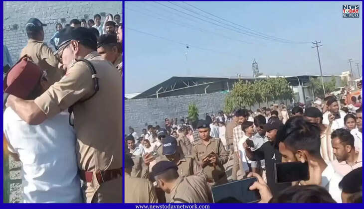 हल्द्वानी - फैक्ट्री में कर्मचारियों का हंगामा, नोएडा की तरह वेतन बढ़ाने की मांग को लेकर पुलिस से जबरदस्त नोकझोंक