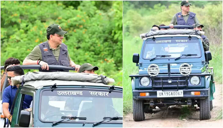 रामनगर - मुख्यमंत्री को पुरानी और बिना फिटनेस वाली जिप्सी से कॉर्बेट में घुमाया गया, वन विभाग में मचा हड़कंप, जांच के आदेश&nbsp;