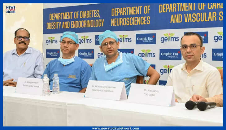 देहरादून - ग्राफिक एरा अस्पताल ने दुर्लभ मामले में रचा नया कीर्तिमान, मरीज बोला ग्राफिक एरा ने दिया मुझे नया जीवन 