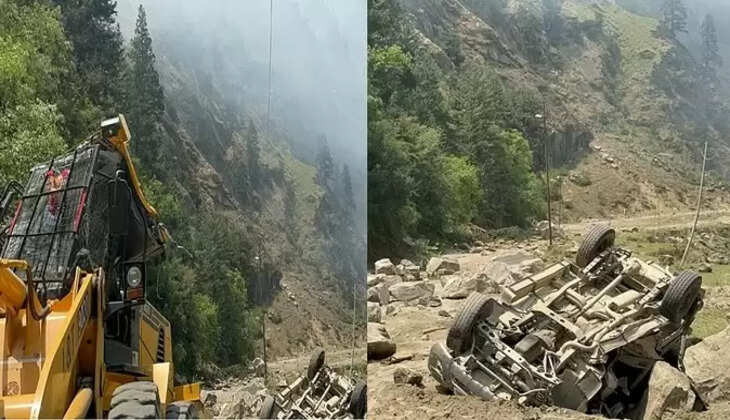 Uttarakhand Rocks Falling - उत्तराखंड में दर्दनाक हादसा, चट्टान गिरने से कई लोग दबे, अब तक&nbsp;एक की मौत&nbsp;