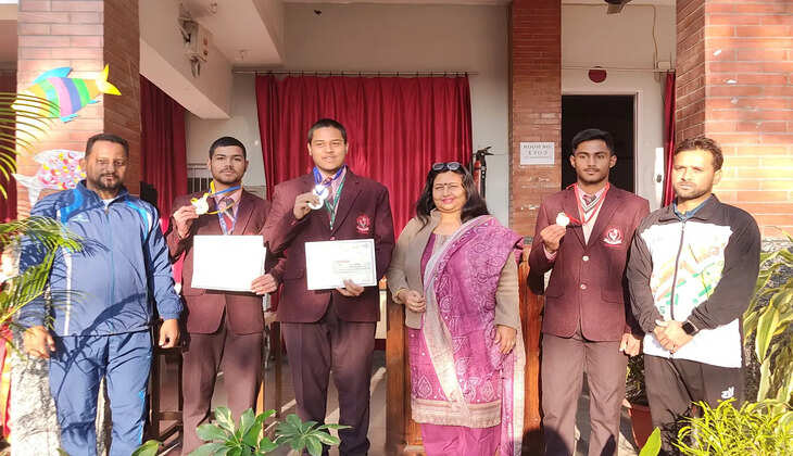 हल्द्वानी - नैली वैली के छात्रों का जलवा, स्कूल की झोली में डाले गोल्ड और सिल्वर मेडल