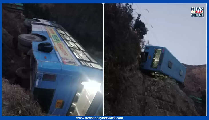 Uttarakhand Bus Accident - यहां फिर पलट गई रोडवेज की बस, मची चीख पुकार, दो दर्जन से अधिक लोग घायल&nbsp;