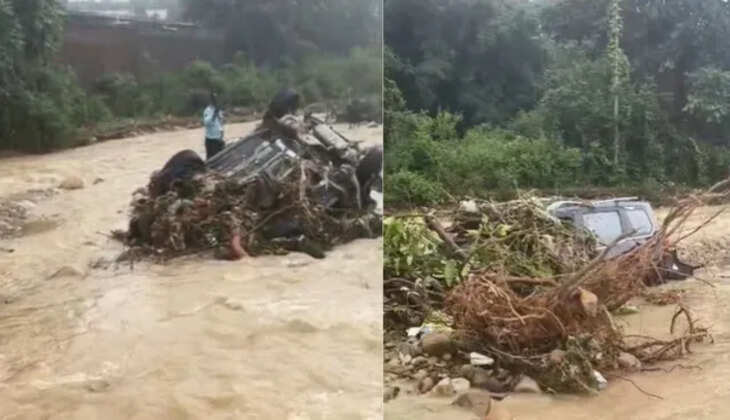 देहरादून - थाना प्रेमनगर क्षेत्र के लोअर कंडोली स्थित पौंधा रोड पर कंडोली पुल के पास देर रात तेज बरसाती बहाव में एक क्रेटा कार बह गई। हादसे में कार सवार दो लोगों की मौत हो गई, जबकि एक युवती घायल हो गई। सूचना मिलते ही एसडीआरएफ की डाकपत्थर टीम ने मौके पर पहुंचकर रेस्क्यू और सर्चिंग अभियान शुरू किया।