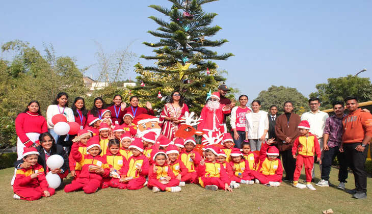 ग्राफिक एरा हिल यूनिवर्सिटी, हल्द्वानी में केक मिक्सिंग सेरेमनी का आयोजन