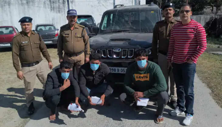 Uttarakhand Crime News - रणदीप भाटी गैंग के तीन बदमाशों की इस प्लानिंग पर उत्तराखंड एसटीएफ ने फेरा पानी, किया गिरफ्तार uttarakhand stf news 