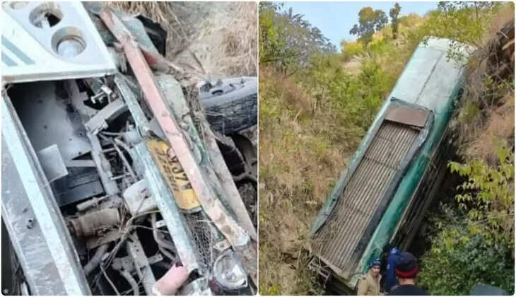 उत्तराखंड - अल्मोड़ा में बड़ा सड़क हादसा, सवारियों से भरी बस खाई में गिरी, कुछ यात्रियों की मौत की सूचना, कई घायल&nbsp;