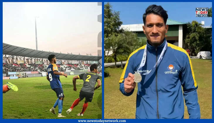 हल्द्वानी - राजेंद्र सिंह बैरोला ने फुटबॉल में उत्तराखंड के लिए जीता सिल्वर मेडल, परिवार में खुशी का माहौल