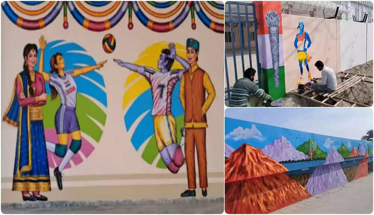 National Games- उत्तराखंड है तैयार, 38वें राष्ट्रीय खेलों की मेजबानी से पहले सजने लगे शहर, इन पेंटिंग से रूबरू होंगे खिलाड़ी 