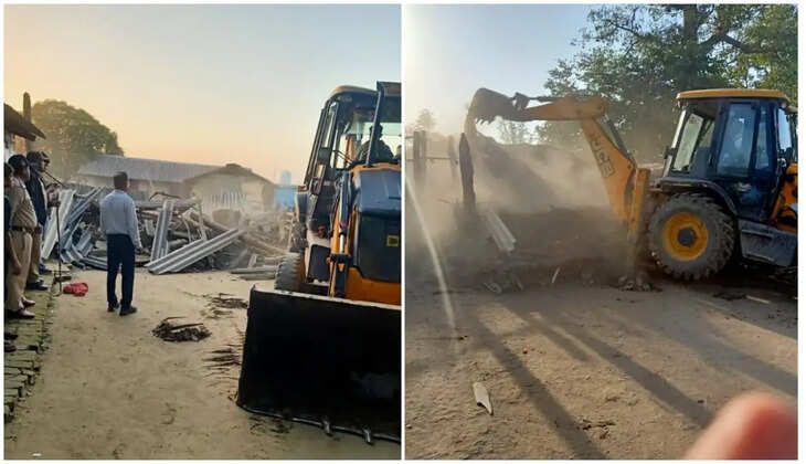 हल्द्वानी - टांडा रेंज में मदरसों और गुज्जरों के ठिकानों पर गरजा बुल्डोज़र, बाहरी राज्यों से आकर करते थे यह काम&nbsp;