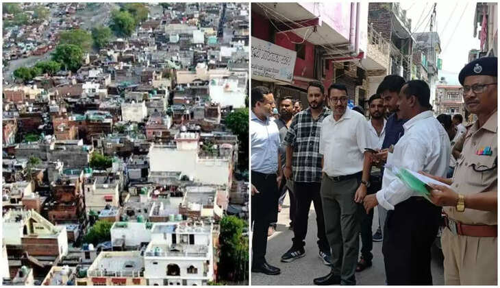 हल्द्वानी - सुप्रीम कोर्ट के आदेश बाद रेलवे और प्रशासन ने सर्वे का काम किया शुरू, लाल निशान ने लोगों की बढ़ाई धड़कनें Haldwani news 