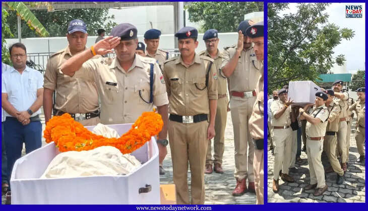 हल्द्वानी - नैनीताल पुलिस ने खोया अपना जांबाज सिपाही, महकमे में दौड़ी शोक की लहर, SSP ने पुष्पचक्र अर्पित कर दी श्रद्धांजलि