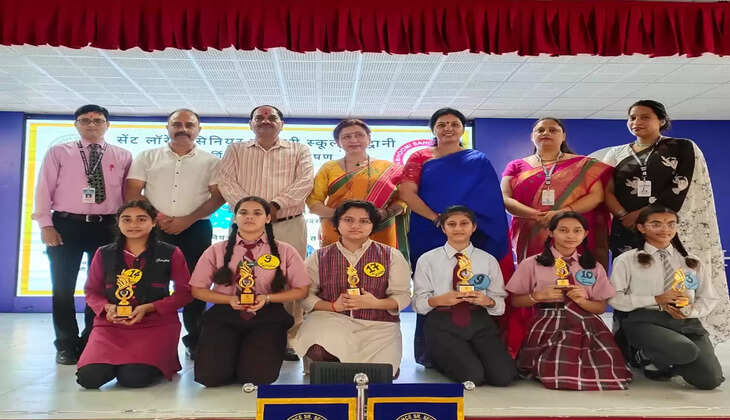 "हल्द्वानी- सेंट लॉरेंस स्कूल में देवभूमि सहोदय हिंदी भाषण प्रतियोगिता, छात्रों ने किया उत्कृष्ट प्रदर्शन"