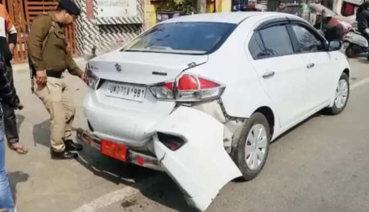 Uttarakhand News - इस जिले के SSP की कार का हुआ एक्सीडेंट - Video 