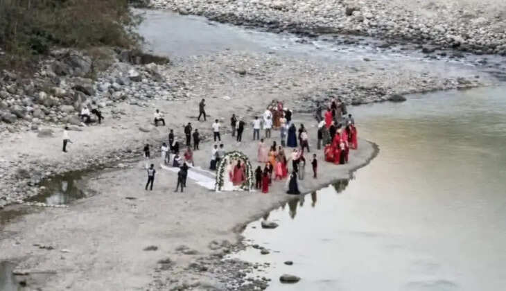 उत्तराखंड - श्मशान घाट पर वेडिंग डेस्टिनेशन के नाम पर  करा दी शादी, रिसॉर्ट संचालक पर लेगा एक्शन प्रशासन