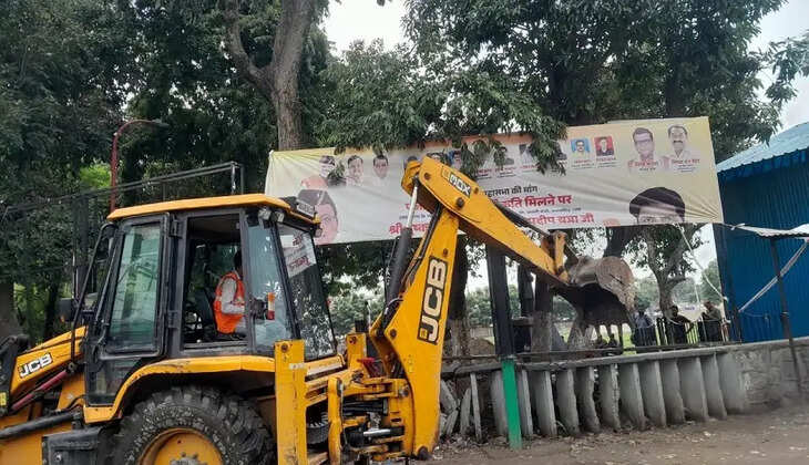 उत्तराखंड - काशीपुर हाईवे चौड़ीकरण, बुलडोजर से हटा अतिक्रमण, डीडी चौक से गावा चौक तक 56 दुकानदार प्रभावित
