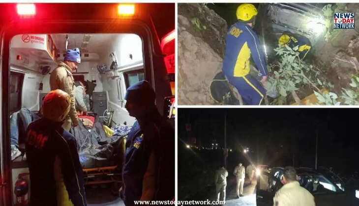 नैनीताल - यहां गहरी खाई में गिरी कार, बरेली से घूमने आ रहे चार लोग, एक की दर्दनाक मौत, तीन घायल 