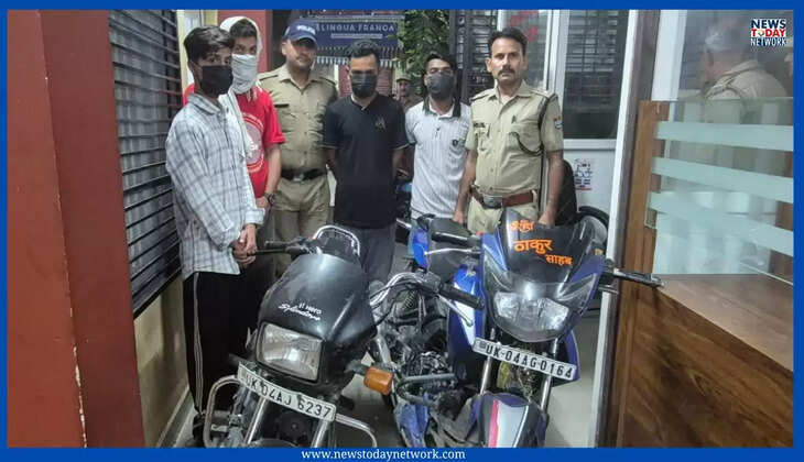 हल्द्वानी - फाटक पर शराब पीकर किया हंगामा, बनभूलपुरा पुलिस ने 4 हुड़दंगबाज़ों को दबोचा, SSP ने लिया संज्ञान