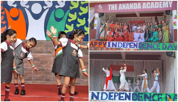 हल्द्वानी - आनंदा एकेडमी में स्वाधीनता दिवस के उत्सव की रही धूम, देशभक्ति और प्रेरणादायक समारोह से झूम उठे बच्चे&nbsp;