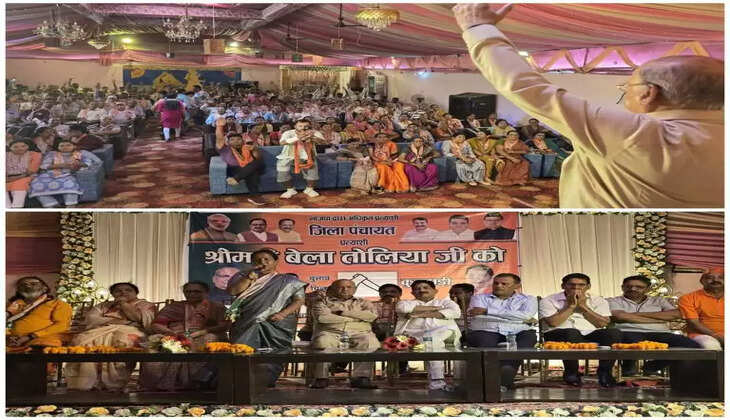 हल्द्वानी-  रामड़ी आनसिंह जिला पंचायत सीट से भाजपा प्रत्याशी बेला तोलिया ने किया शक्ति प्रदर्शन, विधायक बंशीधर भगत बोले—"बंपर वोटों से होगी जीत"