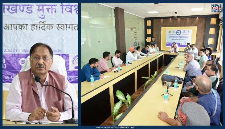 हल्द्वानी - उत्तराखण्ड मुक्त विश्वविद्यालय का स्वर्णिम उत्सव प्रारंभ, तकनीकि सहयोग के लिए आईआईटी रुड़की से होगी एमओयू