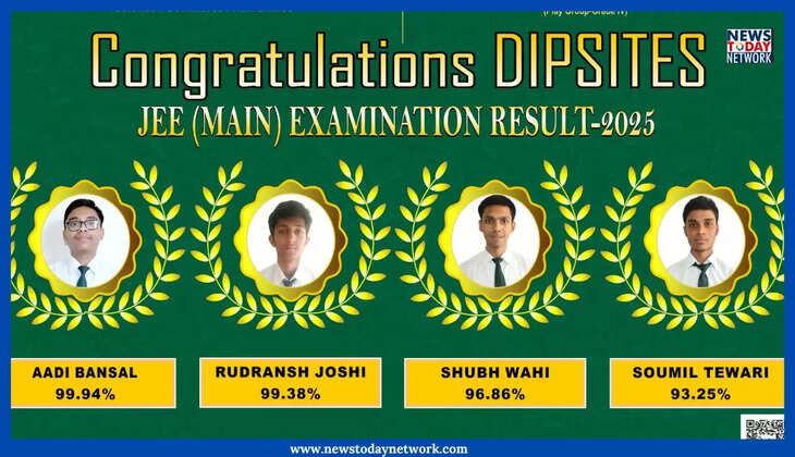 हल्द्वानी - दिल्ली पब्लिक स्कूल के छात्रों ने जेईई मेन परीक्षा में लहराया परचम, इन चार छात्रों ने DPS का किया नाम रोशन&nbsp;