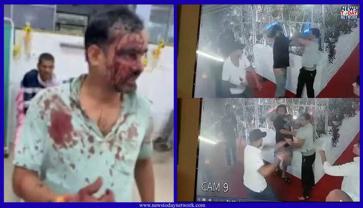 हल्द्वानी - रॉयल स्पाइस होटल के मैनेजर पर जानलेवा हमला, इस मांग को न मानने पर भड़के आरोपी युवक, CCTV में कैद हुई वारदात
