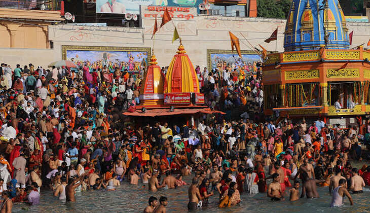 हरिद्वार-बैसाखी शाही स्नान पर साधु-संतों ने लगाई आस्था की डुबकी, पढिय़े आखिर क्यों खास है ये स्नान