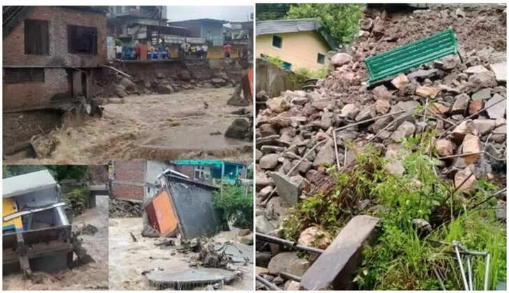 Uttarakhand News - आफत की बारिश से भारी नुकसान, 08 दुकानें और 24 लाख से भरा एटीएम भी बहा&nbsp;