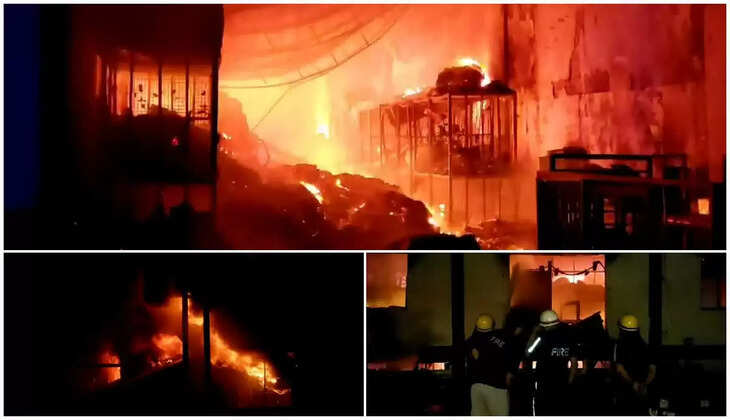 Uttarakhand News - सिडकुल में आग का तांडव, थर्माकोल कंपनी जलकर स्वाहा, कर्मचारियों ने भागकर बचाई जान&nbsp;