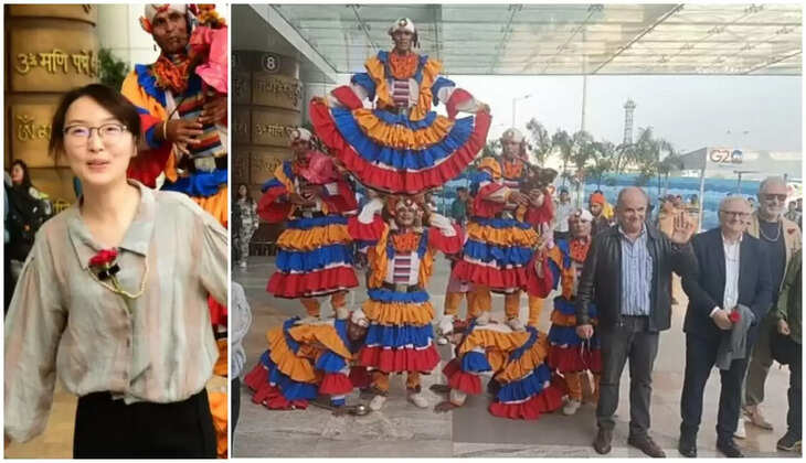 G - 20 Uttarakhand - विदेशी मेहमानों का डेलिगेट्स पहुंचा उत्तराखंड, छोलिया नृत्य में कलाकारों के साथ झूमे मेहमान