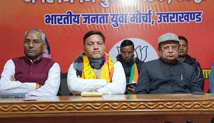 हल्द्वानी निगम चुनाव में भाजपा प्रत्याशी गजराज बिष्ट का प्रचार 