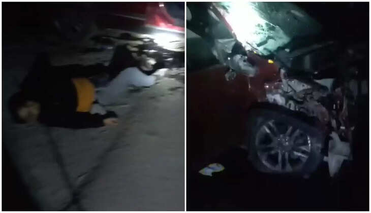 हल्द्वानी - देर रात हुआ भीषण सड़क हादसा, ट्रक में घुसी कार दो लोगों की दर्दनाक मौत, यहां के रहने वाले थे मृतक&nbsp;Haldwani Road Accident 