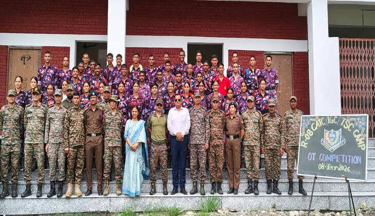 हल्द्वानी - शैमफोर्ड स्कूल में NCC थल सेना कैम्प चयन के लिए ऑब्स्टेकल्स प्रतियोगिता आयोजित, 50 कैडेटों ने किया दमखम का प्रदर्शन