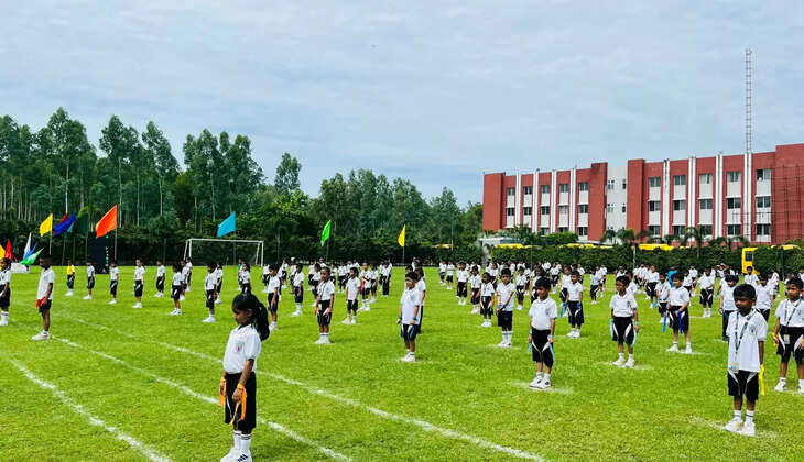  "हल्द्वानी-  दिल्ली पब्लिक स्कूल में राष्ट्रीय खेल दिवस मनाया गया, छात्रों ने दिखाई खेल भावना"