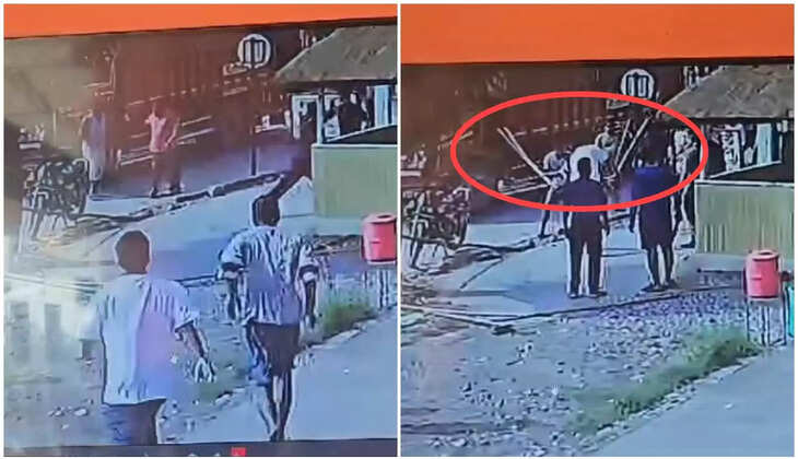 हल्द्वानी - दबंगों के हौसले बुलन्द, मामूली विवाद में युवक की पिटाई कर बना दिया अधमरा, CCTV में कैद हुई वारदात 