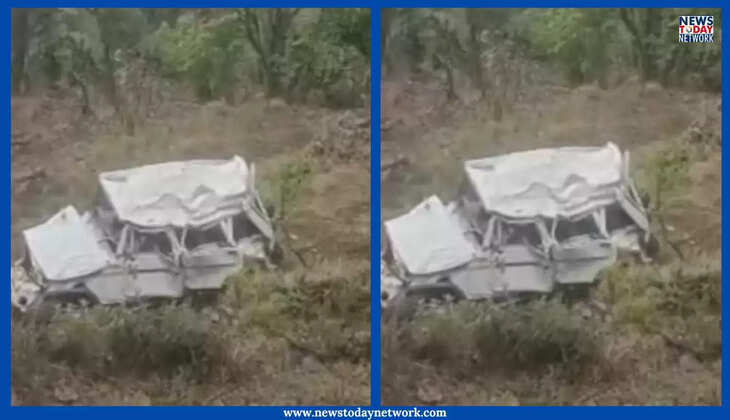 नैनीताल - ओखलकांडा में एक और दर्दनाक सड़क हादसा, बारातियों से भरी बोलेरो खाई में गिरी, दो की मौत, कई घायल