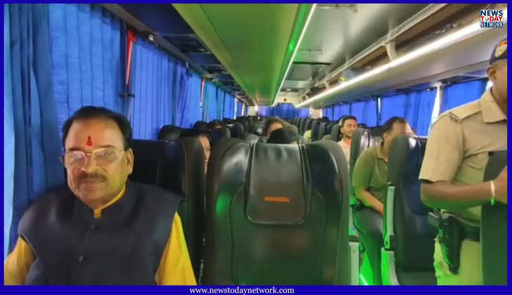 हल्द्वानी - सांसद अजय भट्ट ने रोडवेज बस से की दिल्ली यात्रा, दिया ऊर्जा संरक्षण और पर्यावरण बचाने का संदेश