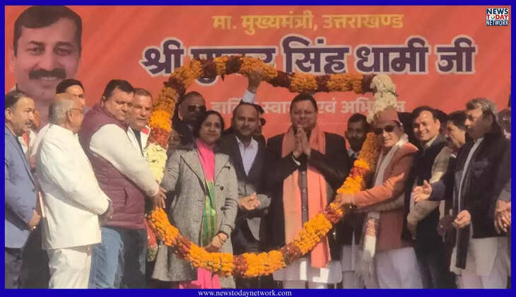 नैनीताल - कोटाबाग से CM धामी ने दी कई सौगातें, हल्द्वानी ब्लॉक में भी करोड़ों के लोकार्पण व शिलान्यास किये&nbsp;