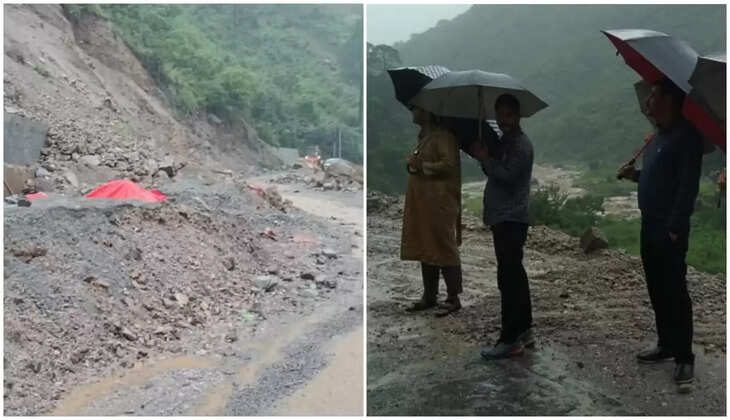 नैनीताल - भवाली अल्मोड़ा नेशनल हाइवे को प्रशासन ने किया बंद, अल्मोड़ा जाने कर लिए यहां से जाएं
