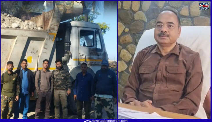 रामनगर - अवैध खनन पर वन विभाग की बड़ी कार्रवाई, दो डंपर किये सीज, DFO बोले किसी भी कीमत पर नहीं होगा बर्दाश्त