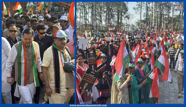 देहरादून - ऑपरेशन सिंदूर की सफलता पर राजधानी में गूंजा ‘भारत माता की जय’, भाजपा ने निकाली तिरंगा शौर्य यात्रा