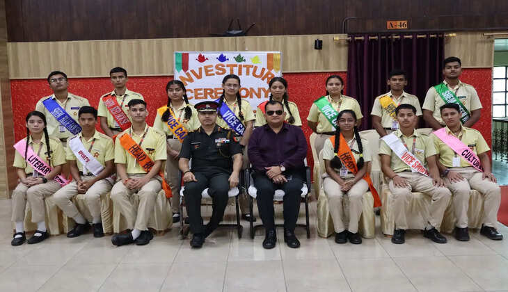 हल्द्वानी - शैमफोर्ड सीनियर सेकेंडरी स्कूल में कैबिनेट का हुआ शपथ ग्रहण समारोह, इस छात्रों ने ली शपथ 