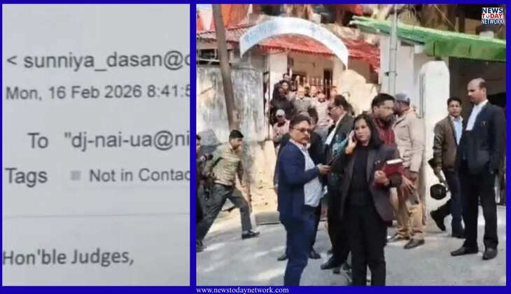 नैनीताल - डिस्ट्रिक्ट कोर्ट को बम से उड़ाने धमकी से मचा हड़कंप, जज को आया ऐसा ई-मेल, कोर्ट परिसर में भारी पुलिस तैनात&nbsp;